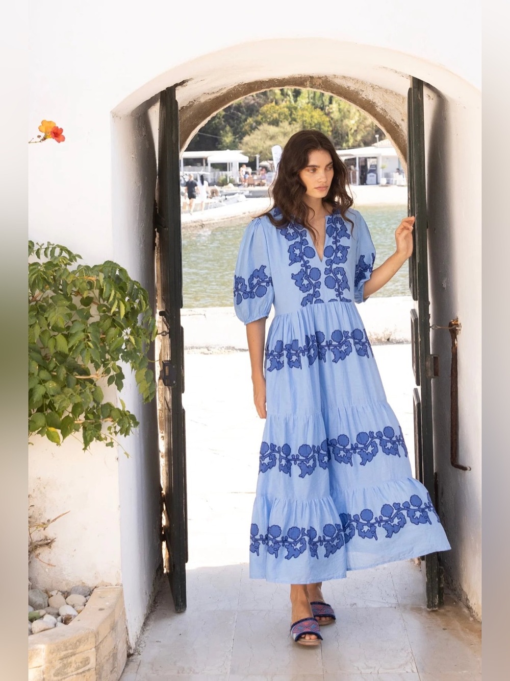 NEW Oliphant Puff Maxi Dress - Picture 3 of 4